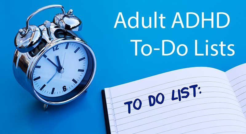 adult adhd to do list