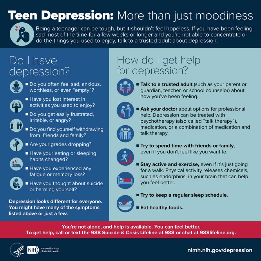 getting help for teen with depression